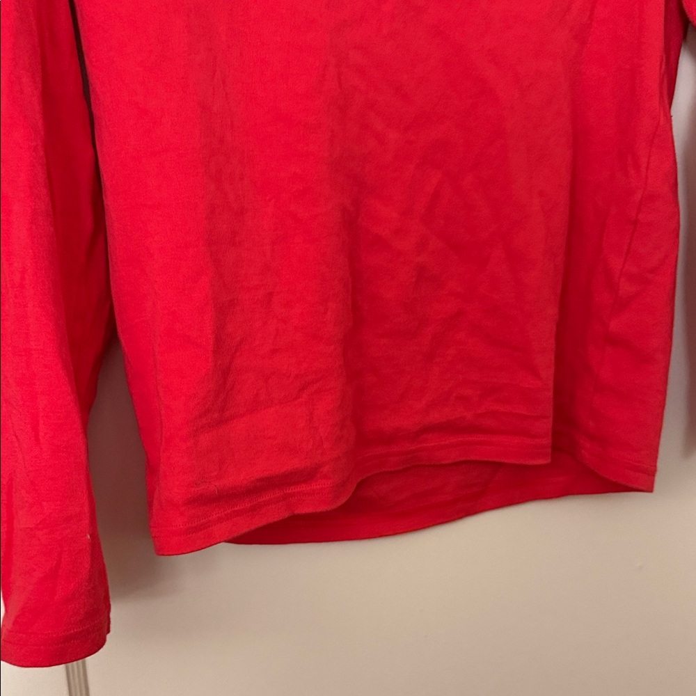 Armani Exchange Red and Gray Long Sleeve Tee size S - Picture 4 of 8